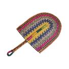 Ventilador De Palha Artesanal De Verão, Ventilador Portátil Para Resfriamento, Decoração Nórdica