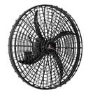 Ventilador de Parede 1 Metro Super Delta Bivolt Preto Motor Blindado IP44 1/2 CV