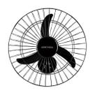 Ventilador de Parede 50CM 127V NEW Preto Ventisol