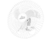 Ventilador De Parede 60cm Oscilante Premium Branco Grade de Aço Branca 170W Bivolt 73-6423 Ventidelta