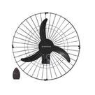 Ventilador de Parede 60cm Preto 3 Pás 147W 127V