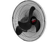 Ventilador De Parede 65cm Oscilante Super Delta Preto Grade de Aço Preta 230W Bivolt 75-6332 Ventidelta