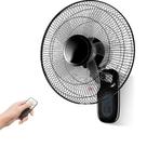 Ventilador de parede Aottop de 16 polegadas com controle remoto de 3 velocidades preto