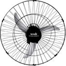 Ventilador de Parede Loren-Sid Tufão Sprint 60 M3 Preto Bivolt Ref-7912
