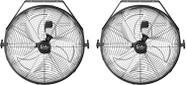 Ventilador de parede Simple Deluxe High Velocity 20 polegadas e 3 velocidades Ventilador de parede Simple Deluxe High Velocity 20 polegadas e 3 velocidades