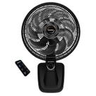 Ventilador de Parede Smart Control 15 Pás Preto e Grafite 127v Mallory