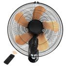 Ventilador de parede TMWINGS 16" com oscilação remota de 3 velocidades Ventilador de parede TMWINGS 16" com oscilação remota de 3 velocidades