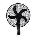 Ventilador De Parede Turbo Super Power Diâmetro 40cm Preto Slim