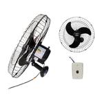 Ventilador de Parede Vent New 60cm Bivolt 200w Gr Aço Preto