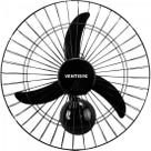 Ventilador de Parede Ventisol Oscilante 60cm Aço Preto Bivolt