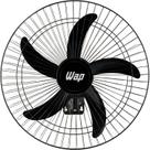 Ventilador De Parede Wap Rajada Pro 60 Turbo Com 5 Pás Preto Bivolt