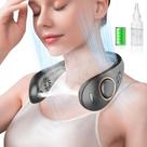 Ventilador de pescoço com spray de névoa KJXIC 2026 portátil recarregável