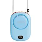 Ventilador de pescoço portátil AOCOOLFAN DQ203 USB recarregável azul claro