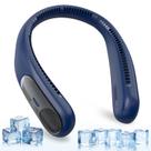 Ventilador de pescoço portátil Namecute Personal Hands Free Blades Blue