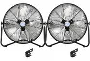 Ventilador de piso BILT HARD 20 High Velocity 4600 CFM, 3 velocidades, pacote com 2