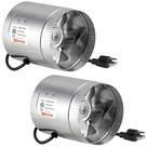 Ventilador de reforço de dutos em linha iPower 6 polegadas 240 CFM com cabo