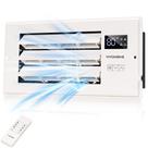 Ventilador de reforço Register VIVOHOME 11,4 x 25,4 cm com termostato