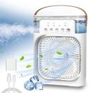 Ventilador de refrigeração de ar portátil NTMY com luz LED de 3 velocidades de vento