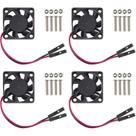 Ventilador de refrigeração Easycargo EDL3007S05 30mm 5V 3.3V para Raspberry Pi