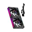 Ventilador De Resfriamento ARGB De 120mm Para Gabinete De PC Modular Com Efeito De Iluminação
