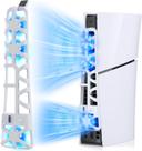 Ventilador de resfriamento FASTSNAIL para ventiladores PS5 Slim 3 LED USB 3.0