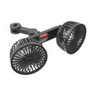 Ventilador De Resfriamento Para Banco De Carro Com Duas Cabeças, USB Portátil, Rotação De 360 Graus,