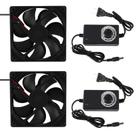 Ventilador de resfriamento UMLIFE 120x25mm 110V 220V AC com controlador de velocidade