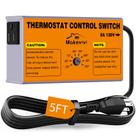 Ventilador de sótão com controle de termostato Makevivi com controle de temperatura