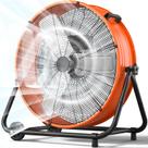 Ventilador de tambor industrial LifePlus 24" 320W 3 velocidades com inclinação de 360