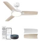 Ventilador de techo inteligente Dreo de 42 pulgadas con luces, color blanco Ventilador de techo inteligente Dreo de 42 pulgadas con luces, color blanco
