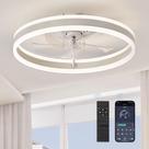 Ventilador de Techo LEDIARY 50 cm Regulable Blanco 110V con Control Remoto Ventilador de Techo LEDIARY 50 cm Regulable Blanco 110V con Control Remoto