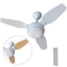 Ventilador de teto 3 pás Inverter dupla face com controle remoto - Legacy (110V/220V)