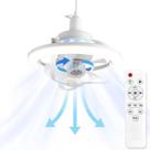 Ventilador de Teto 50W com Luz e Rotação 360: Ilumine e Refresque!