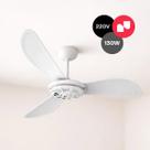 Ventilador de Teto 96cm 3 Pás 220V Motor Potente Silencioso 3 Velocidades