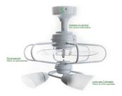 Ventilador De Teto Ac Vent 8045 40cm Saturno 3 Lâmp Bivolt