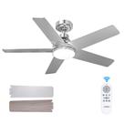 Ventilador de teto Addlon 42" Nickel com controle remoto de luz