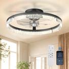 Ventilador de teto Addon 51 cm LED Light Remote 3000-6000K Ventilador de teto Addon 51 cm LED Light Remote 3000-6000K