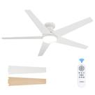 Ventilador de teto Addon 52" Low Profile com luz remota