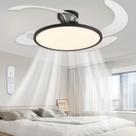 Ventilador de Teto AHAWILL 48" com Pás Retráteis, Luz e Controle Remoto