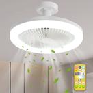 Ventilador de teto AHXIAOZN com luzes, controle remoto, sem lâmina
