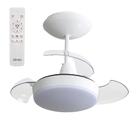 Ventilador de teto aliseu retrátil pro com controle remoto bivolt branco Ventilador de teto aliseu retrátil pro com controle remoto bivolt branco