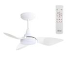Ventilador de teto aliseu smart eco branco bivolt com controle remoto e motor inverter Ventilador de teto aliseu smart eco branco bivolt com controle remoto e motor inverter