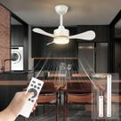 Ventilador de Teto Branco com Controle Remoto FANSVENTO LED e Motor DC 3 Pás 6 Velocidades Ventilador de Teto Branco com Controle Remoto FANSVENTO LED e Motor DC 3 Pás 6 Velocidades