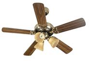 Ventilador de Teto Classique Inverter Bronze Bivolt 5 Pás Tabaco Controle Remoto