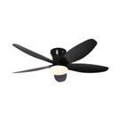 Ventilador De Teto Com 5 Lâminas E Luz, Controle Remoto, 3 Cores, 6 Velocidades E Timer Para