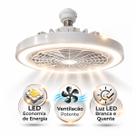 Ventilador de Teto com LED 3 Tons de Luz e Controle Remoto Completo para Conforto Térmico o Ano Todo