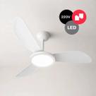 Ventilador de Teto com LED 96cm Silencioso Econômico Baixo Consumo 220V 50 60Hz