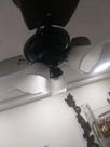 Ventilador de teto com luminária 3 lampadas vidros copo de leite