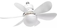 Ventilador de teto Com Luz para Pequenos Espaços (6 Hélices) Controle Remoto LED 30W