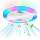 Ventilador de teto com luz RRDEFSD Low Profile 50cm RGB-LED